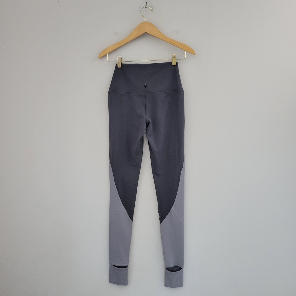 Prana Aphra Stirrup Yoga Leggings Gray Athleisure Sz Small